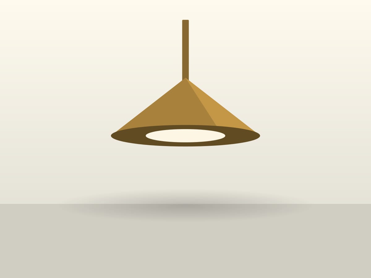 Orrery Pendant in Antique Brass, studio view 2